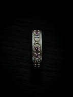 Hue Phase // .925 Silver Sapphire Eternity Band