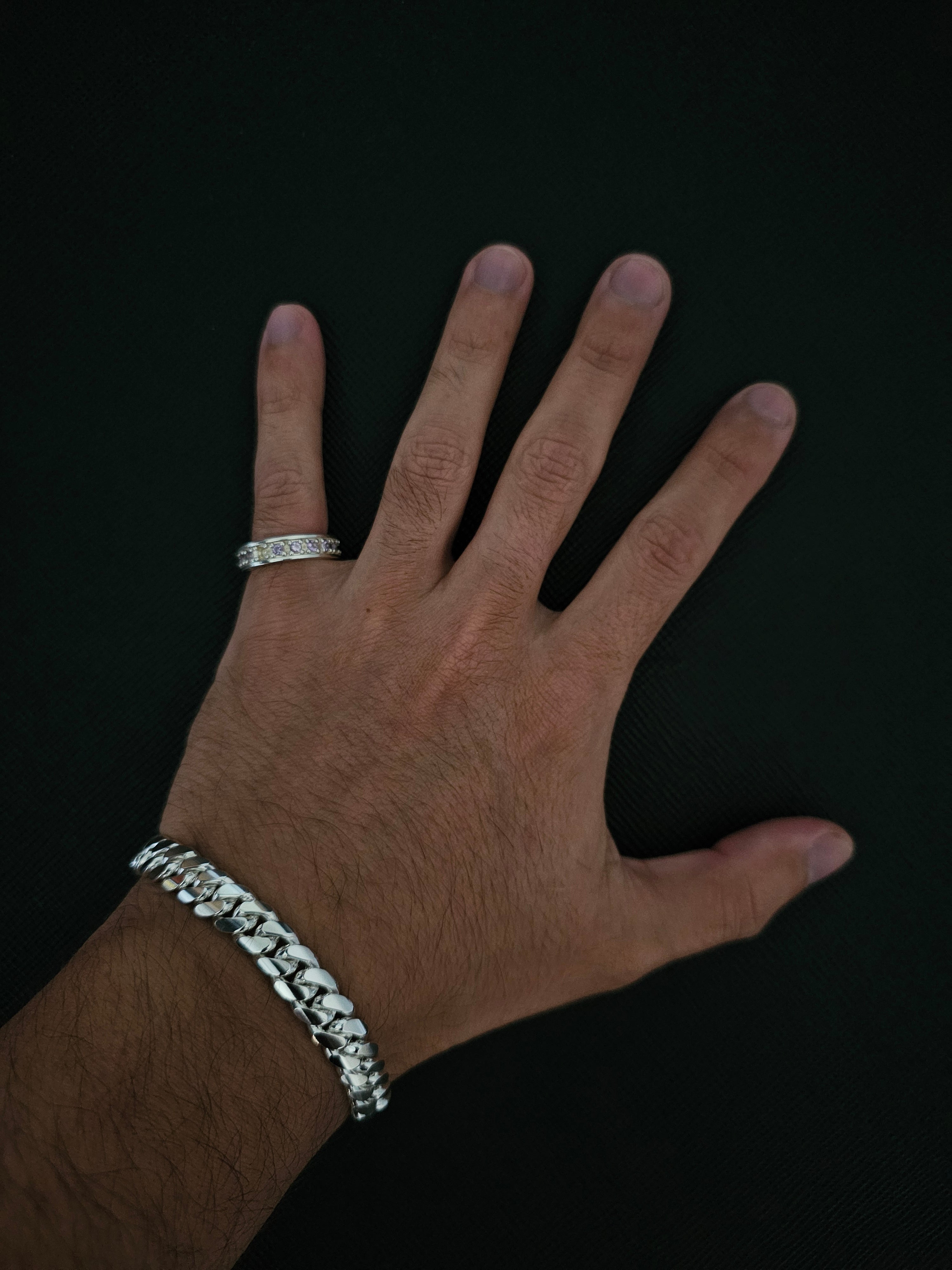 9MM Cuban Link Bracelet In .950 Silver