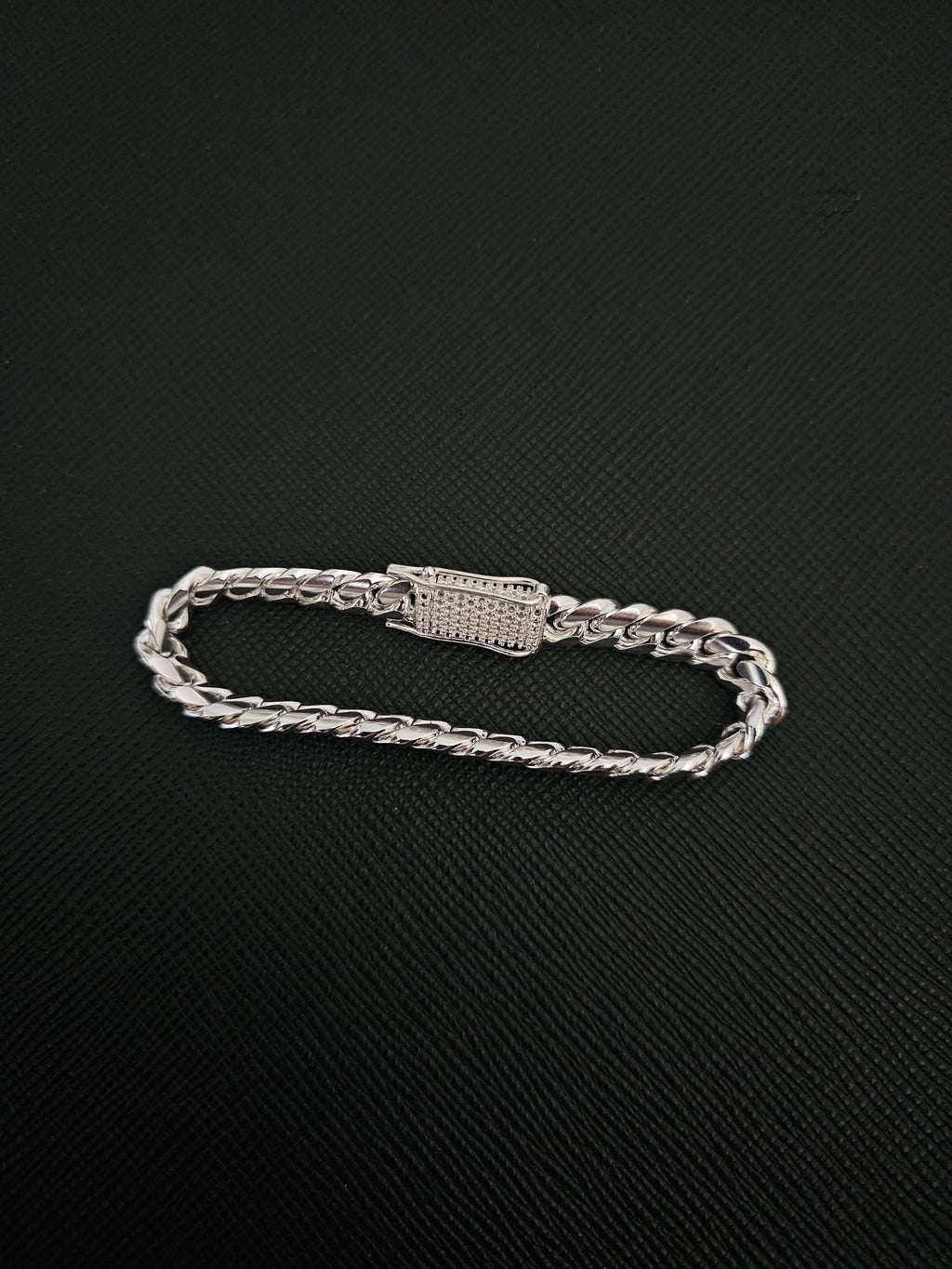 9MM Cuban Link Bracelet In .950 Silver