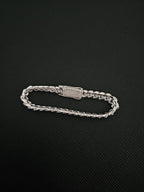 9MM Cuban Link Bracelet In .950 Silver