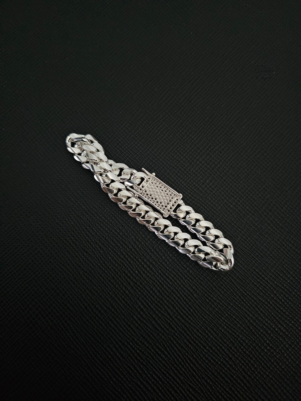 9MM Cuban Link Bracelet In .950 Silver
